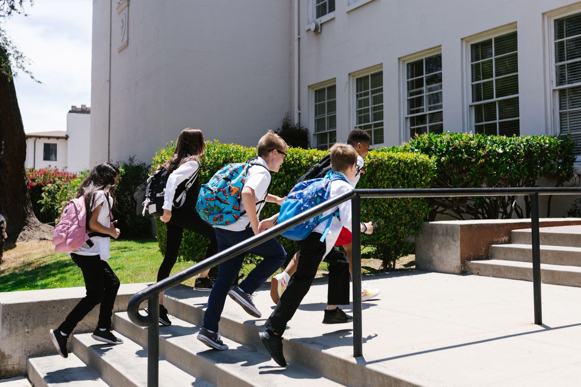 Cgildren going back to school after summer