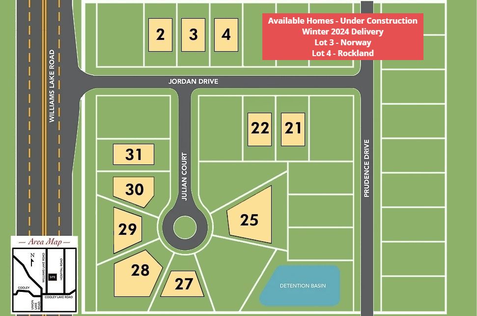 Parkside at Williams Lake Silverado Homes Waterford, MI