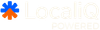 Localiq logo with blue and orange asterisk icon