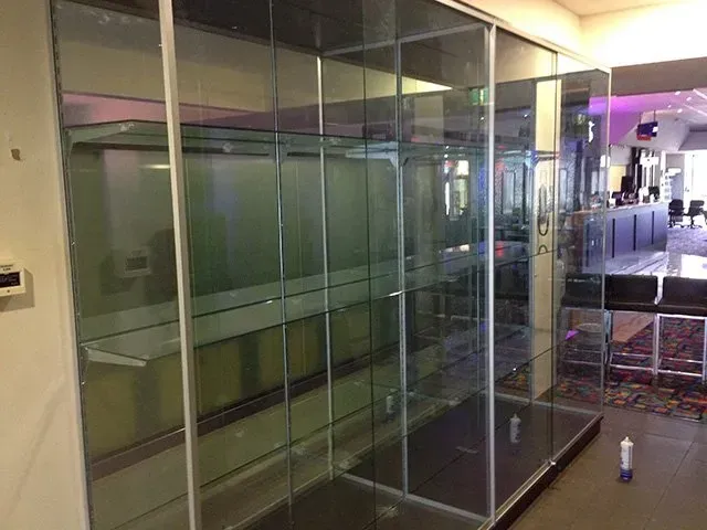 Large Glass Panel Divider — Capitol Glass in Taminda, NSW
