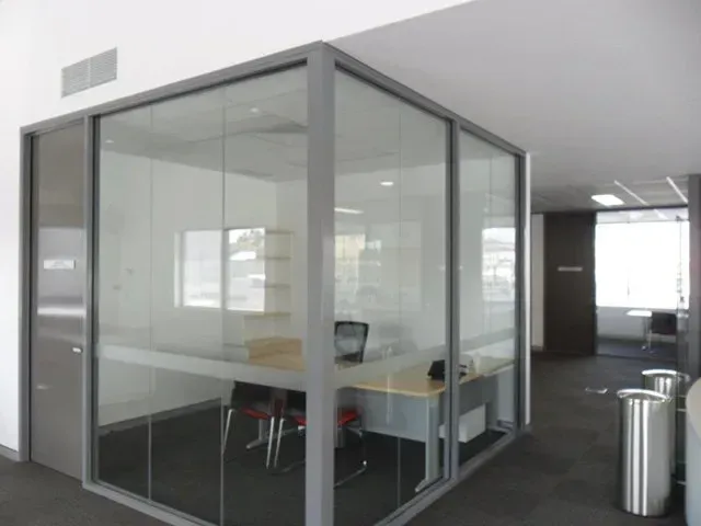Glass Wall Office — Capitol Glass in Taminda, NSW