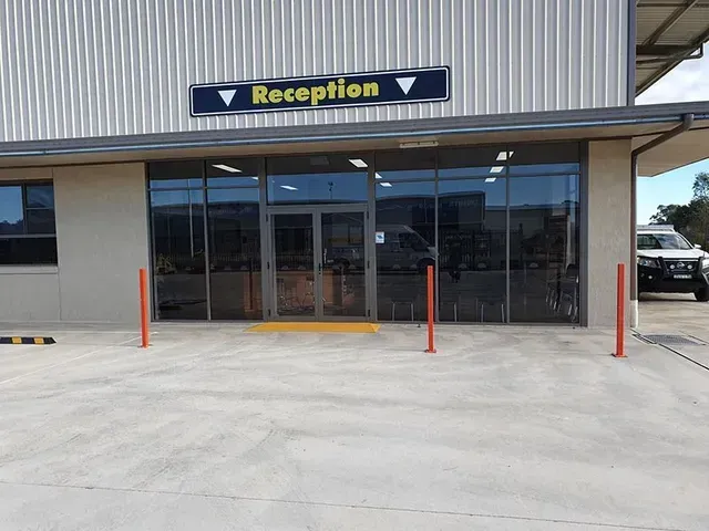 Reception Entrance Glass Door — Capitol Glass in Taminda, NSW