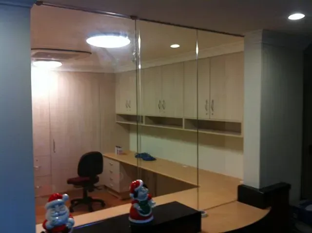 Contemporary Glass Partition Enhancing Office Aesthetics — Capitol Glass in Taminda, NSW