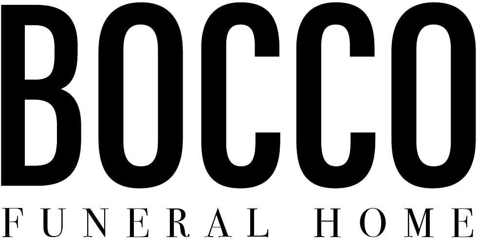 BOCCO Funeral Home logo in black text on a white background