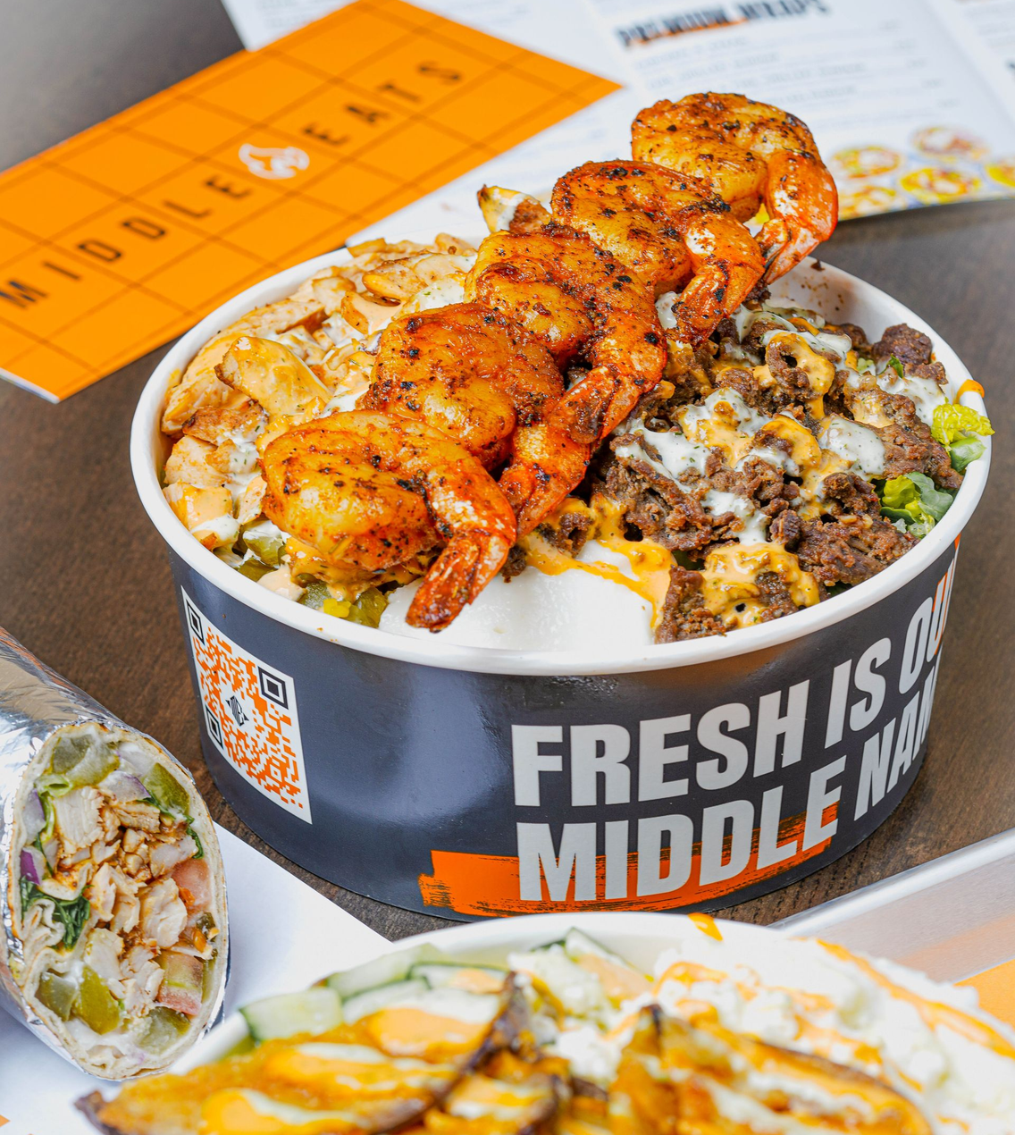 Middle Eats food spread