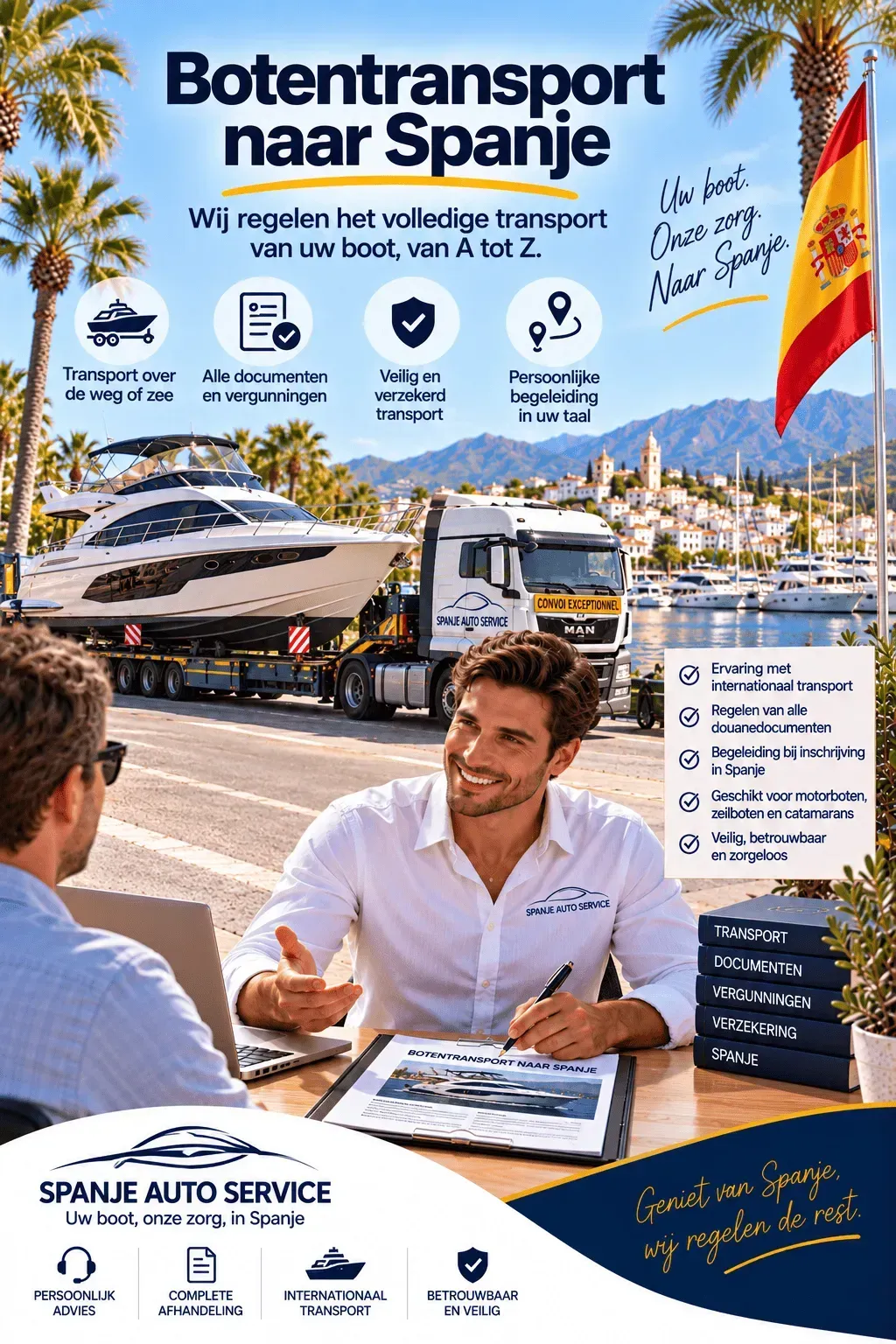 Boot en transport registratie form
