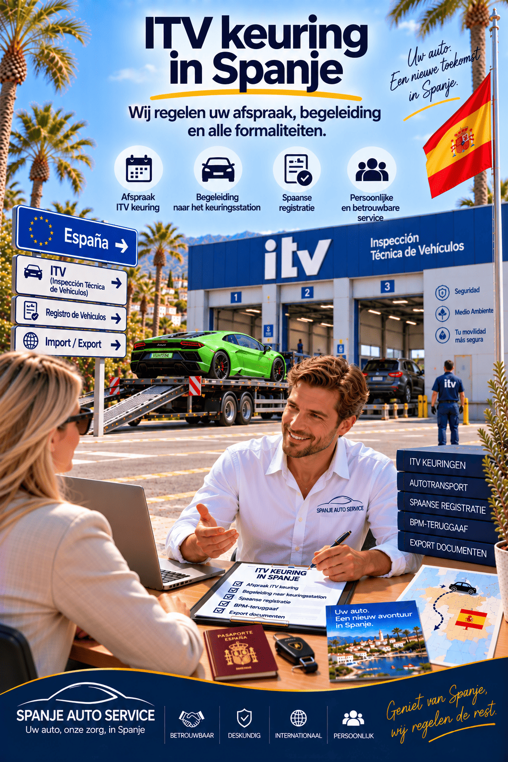 ITV keuring in Spanje diensten