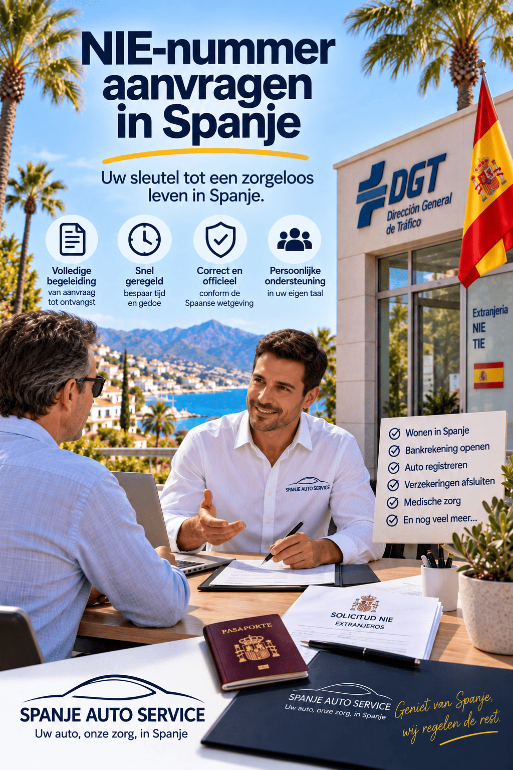 NIE-nummer aanvragen voor Spanje formulier
