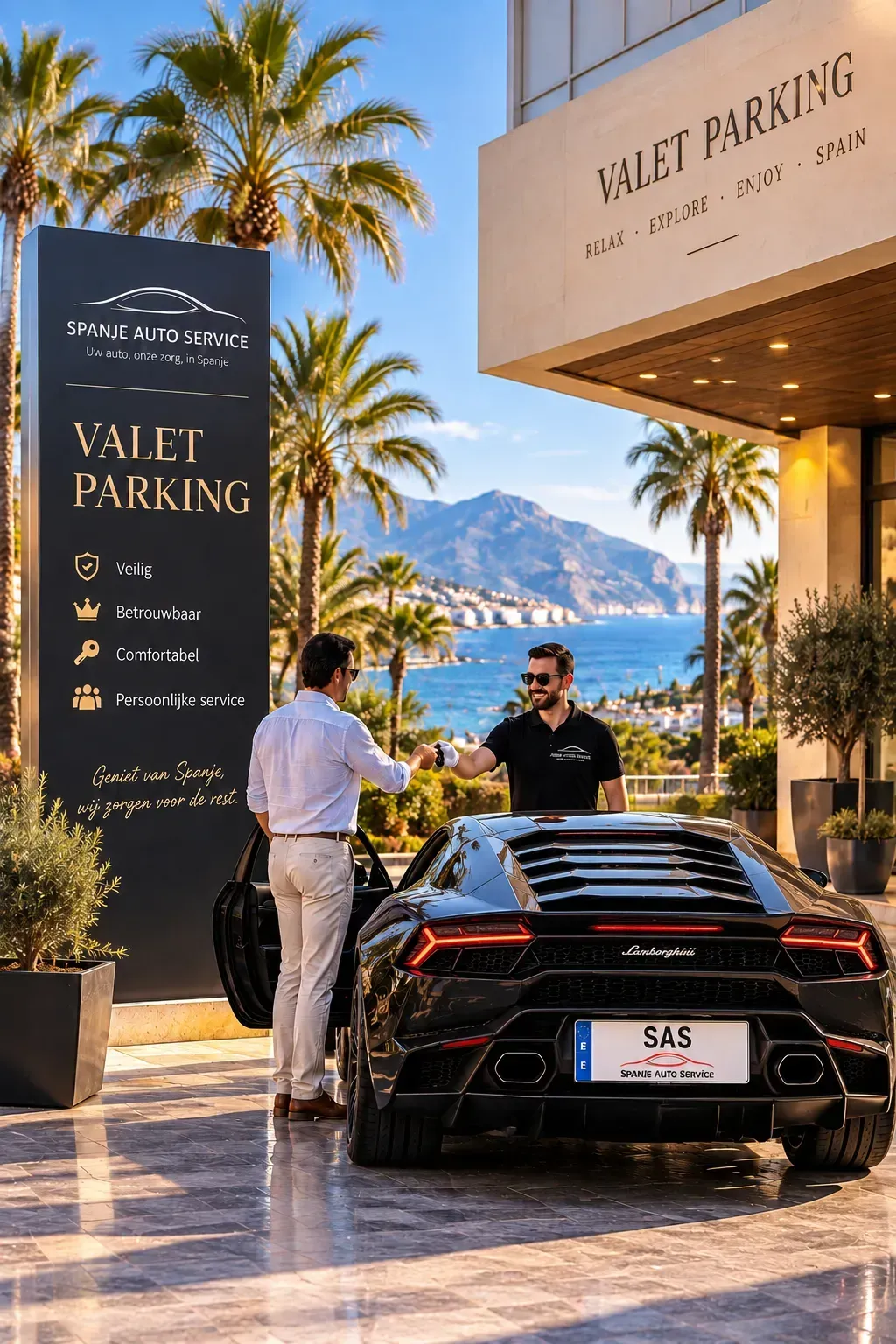 Valet Parking in Spanje formulier