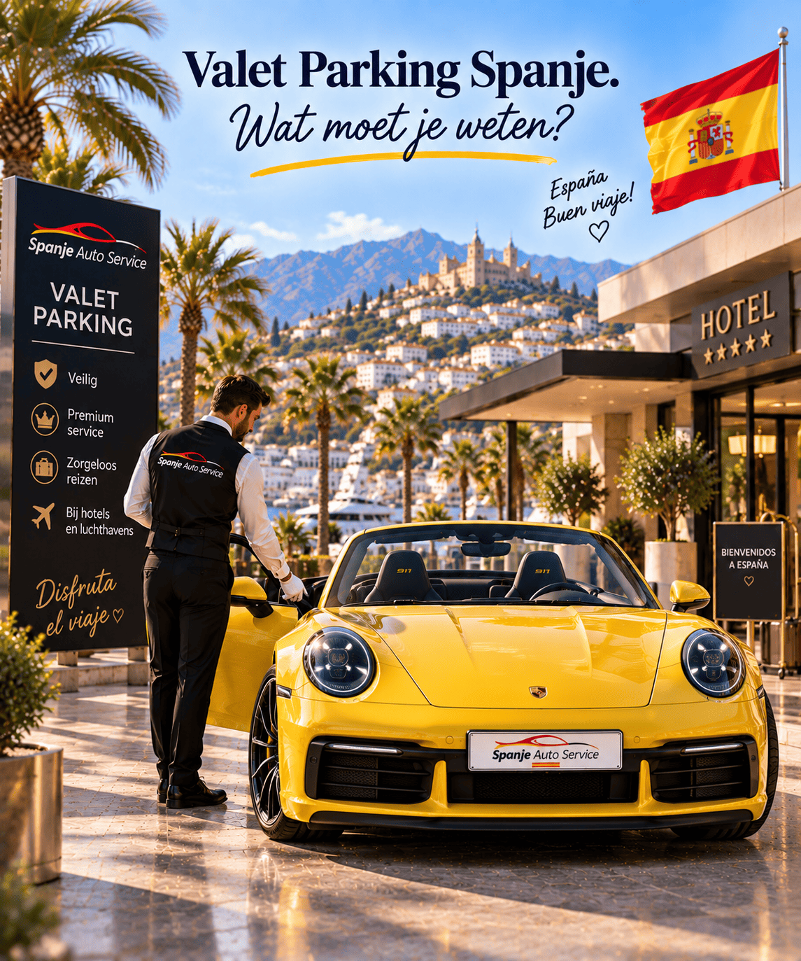 Valet Parking in Spanje, wat moet je beslist weten pagina