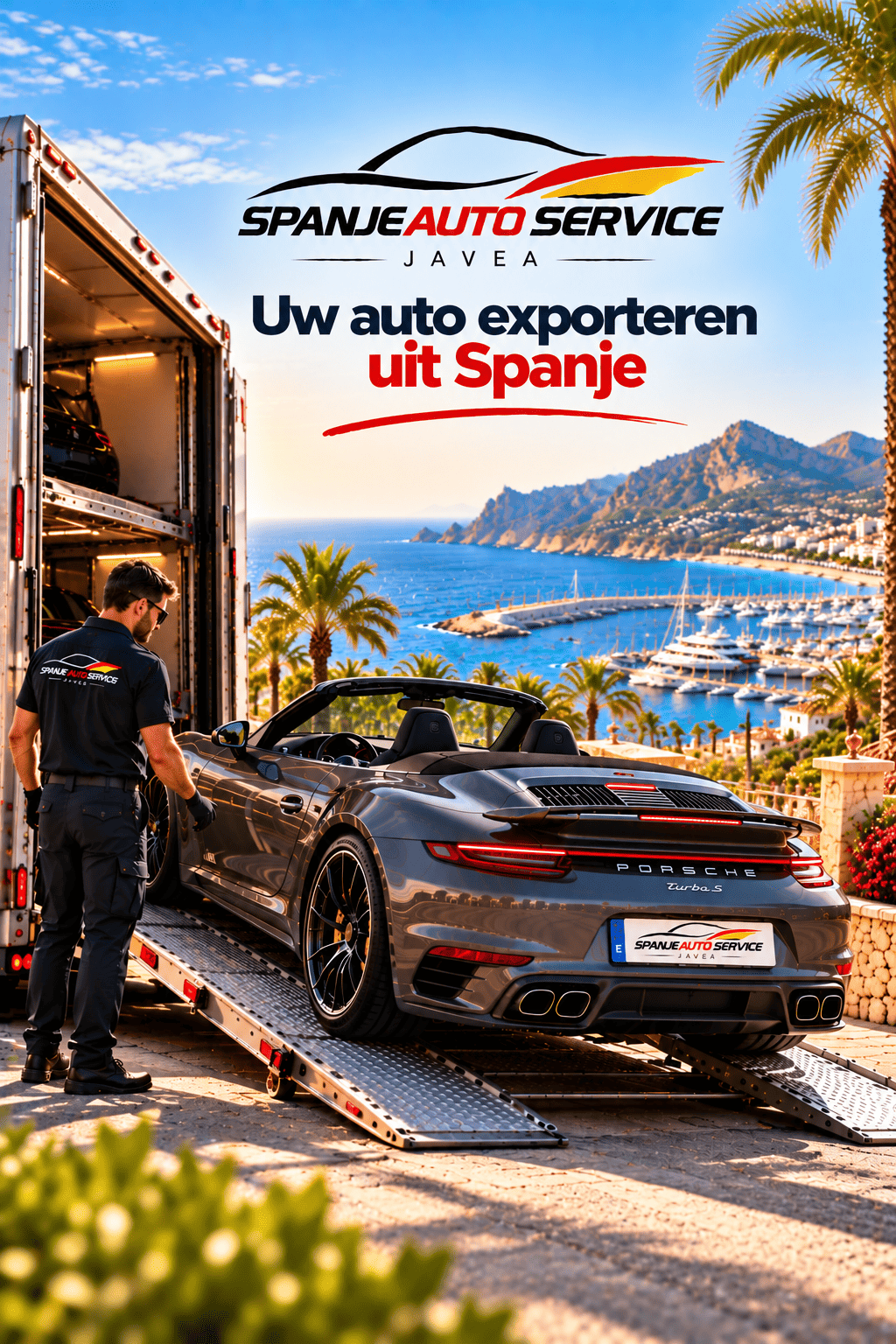Uw auto exporteren uit Spanje naar Nederland