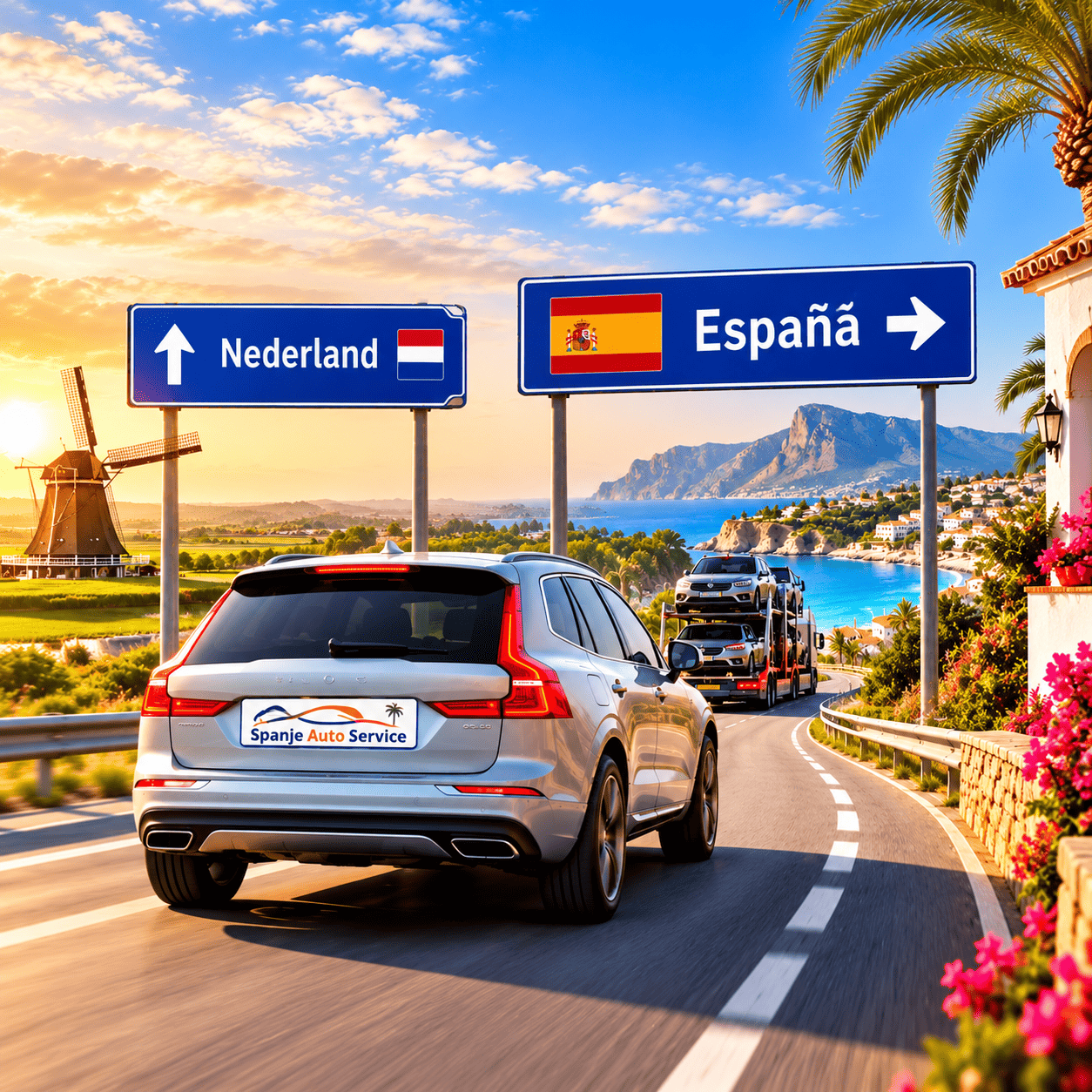 Uw auto van Nederland importeren naar Spanje