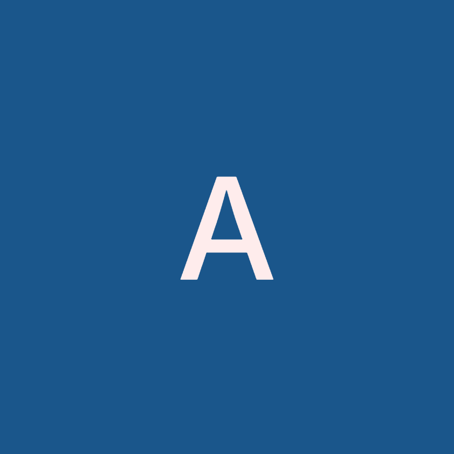 White letter