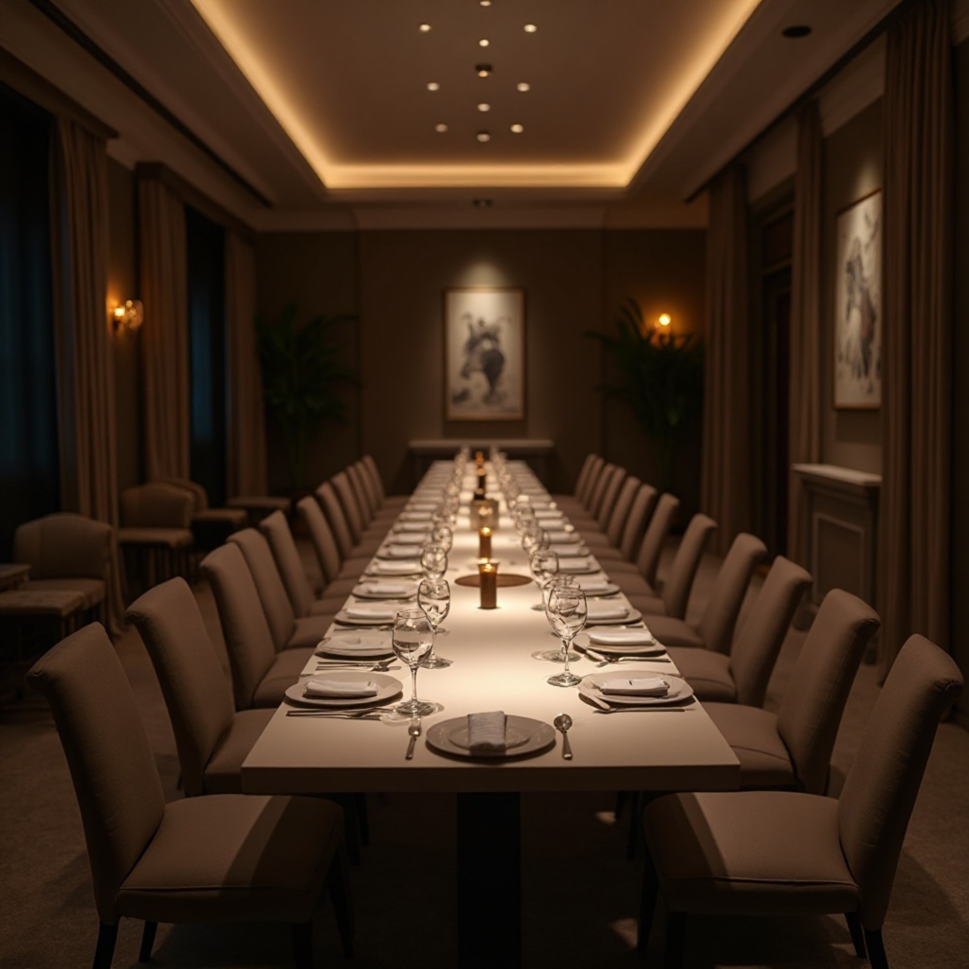 Luxury private dining event by LAÈSS
