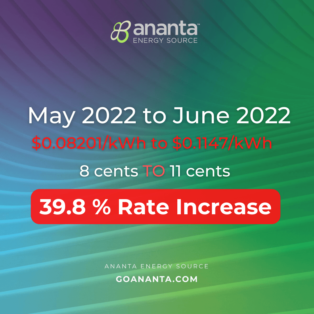 comed electricity rate increase 2022