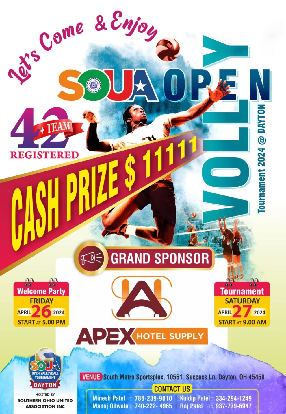 southern ohio united association volleyball tournament