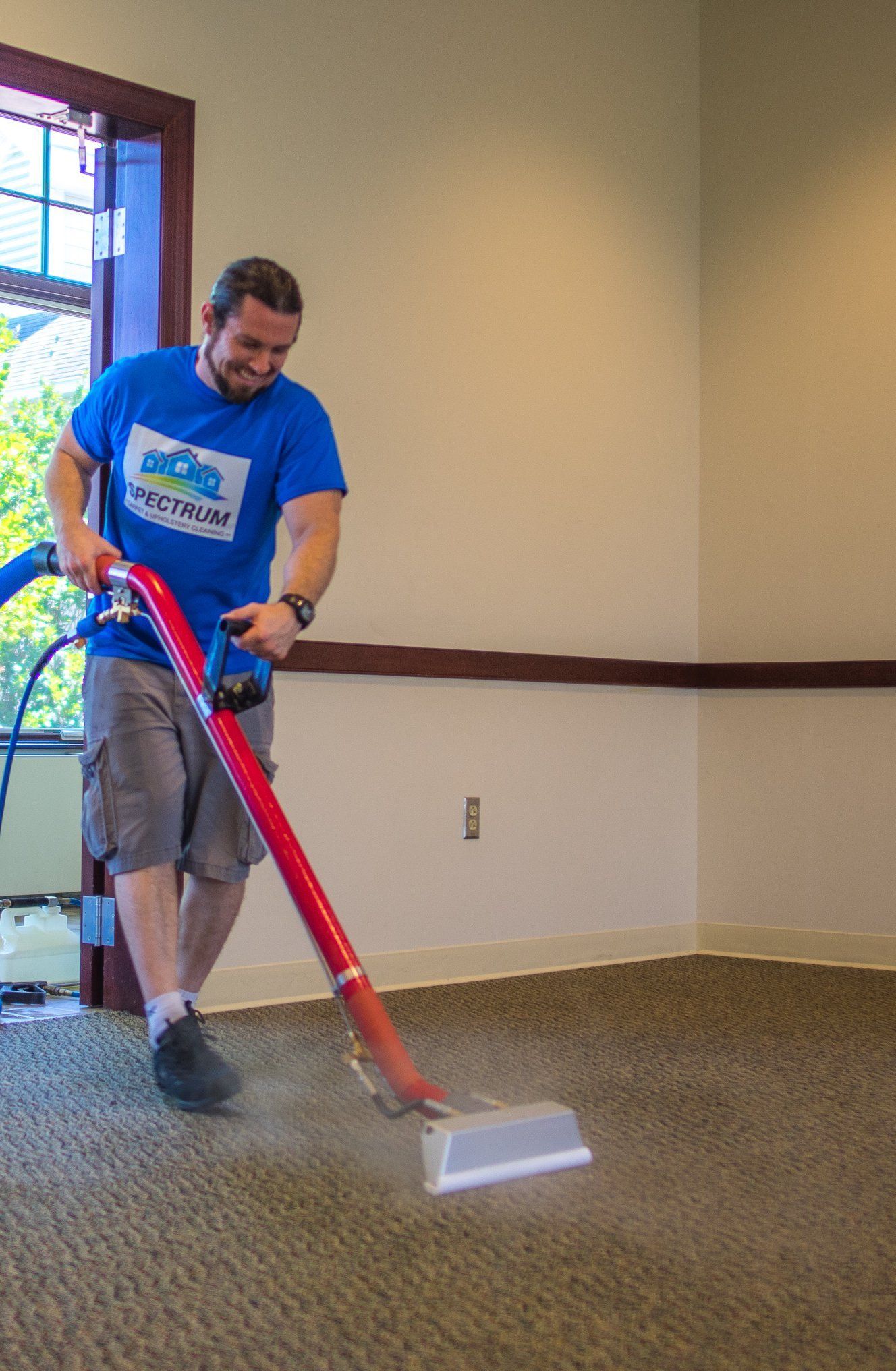 Carpet cleaning by Spectrum Carpet & Upholstery Cleaning in Frederick, MD.