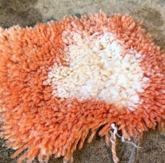 Bleach repair and color correction by Spectrum Carpet & Upholstery Cleaning in Frederick, MD.