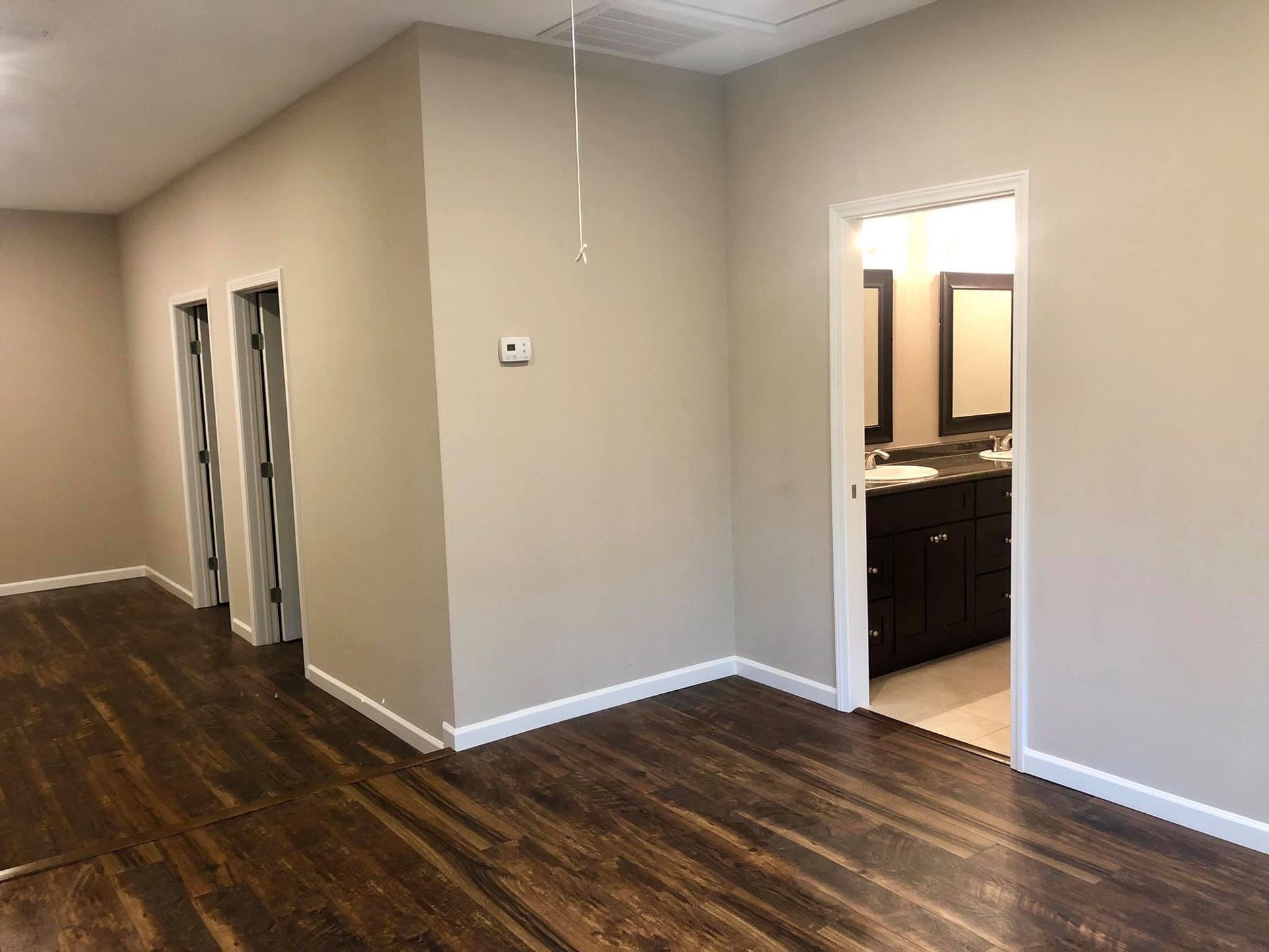 Dark Custom Flooring Job