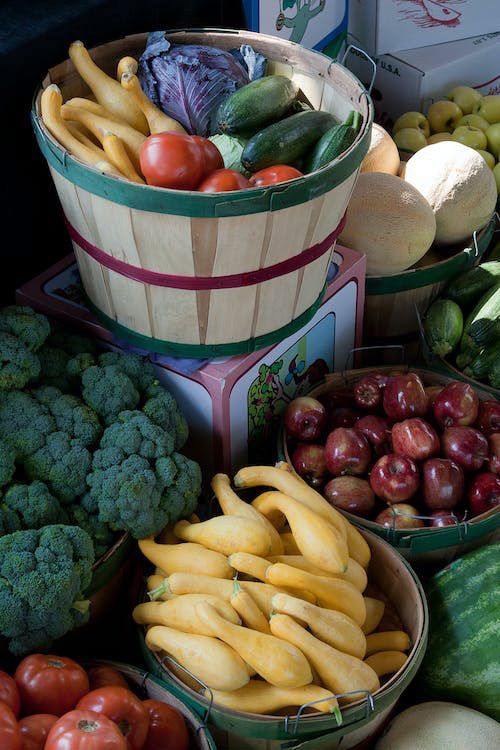 Fresh Fruits And Vegestable On The Basket — Fresh to Door In Fyshwick ACT