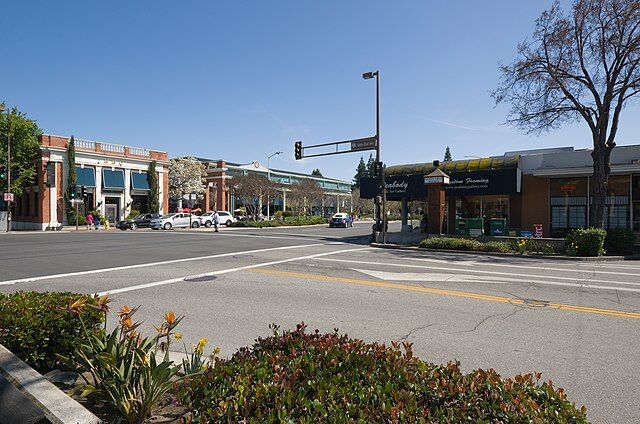 A large green building with a sign that says 10 on it
