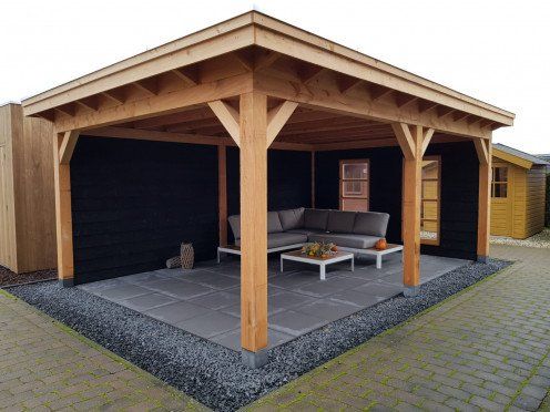 carport en houten overkapping plaatsen
