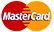 The Mastercard logo, featuring two overlapping red and yellow circles with the word 