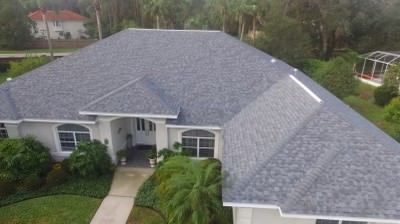 Grey reroof Palm Coast
