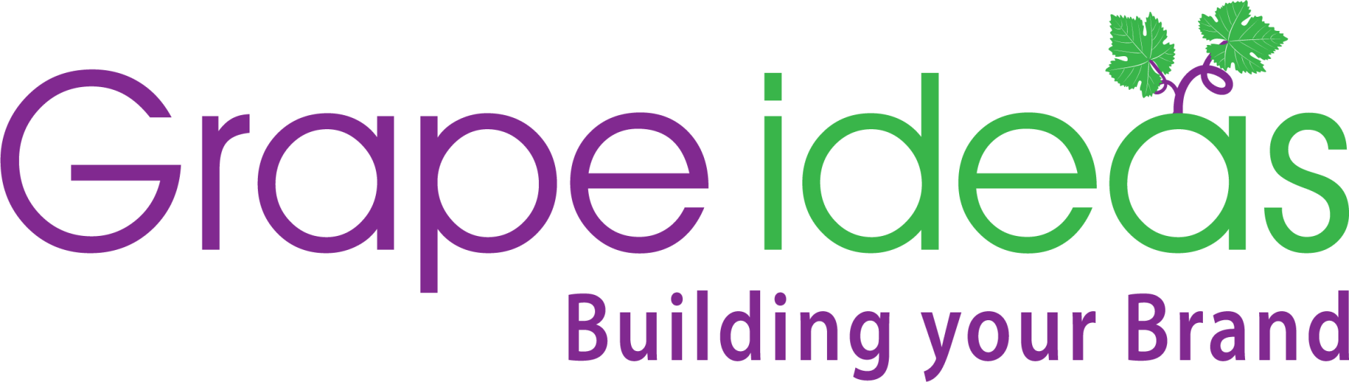 Grape ideas building your brand logo