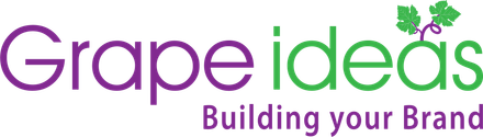 Grape ideas building your brand logo