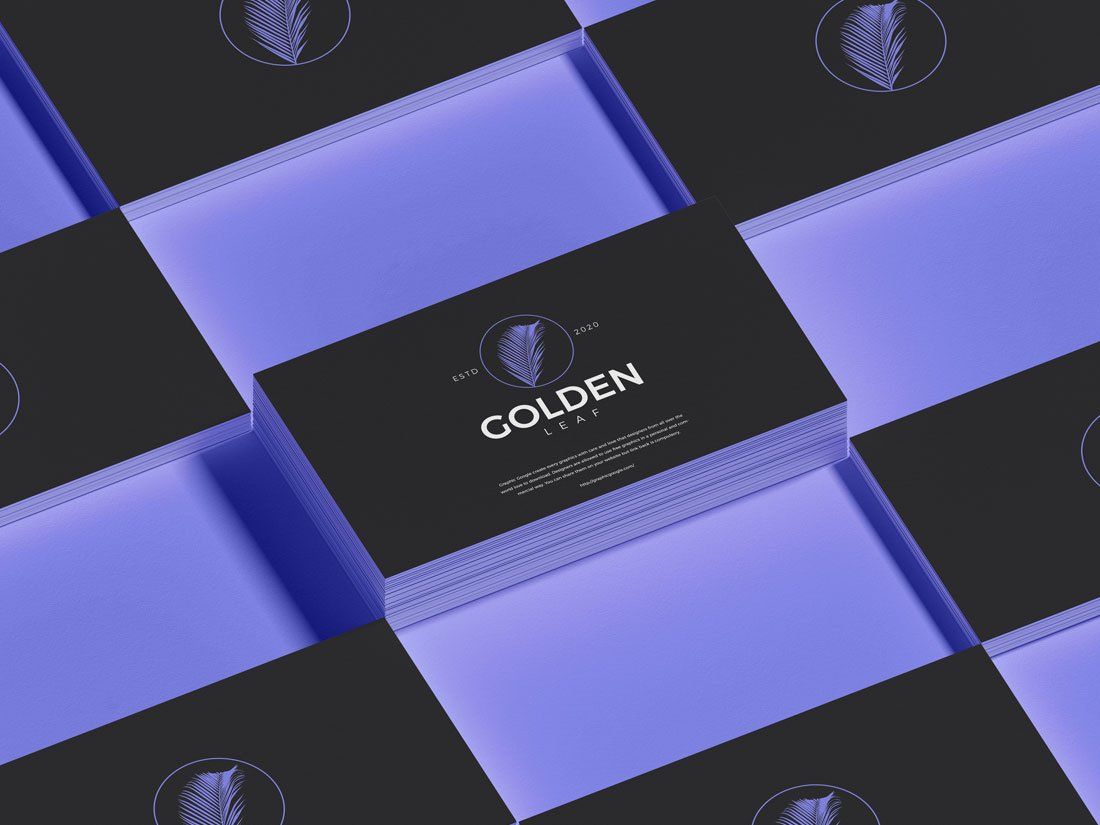 HIghly styled business cards