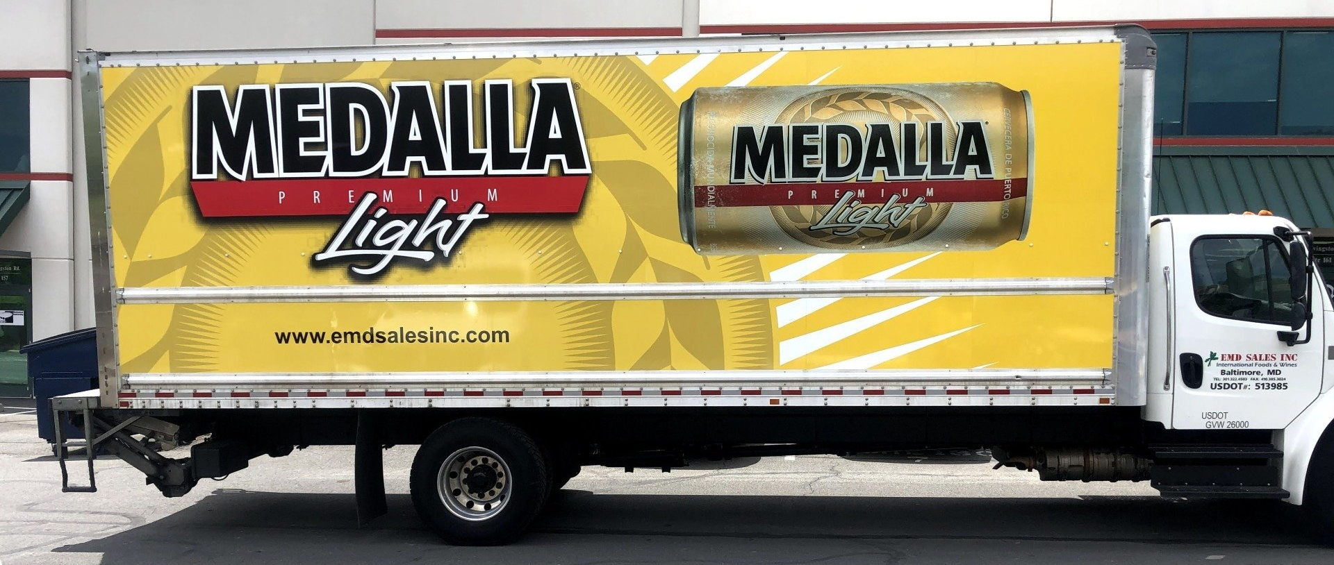 yellow Vehicle Wrap Lettering