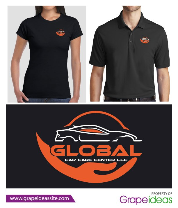 logo on t-shirt