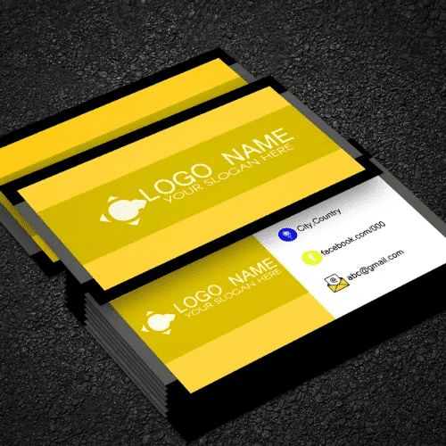 4-color sides business cards UV