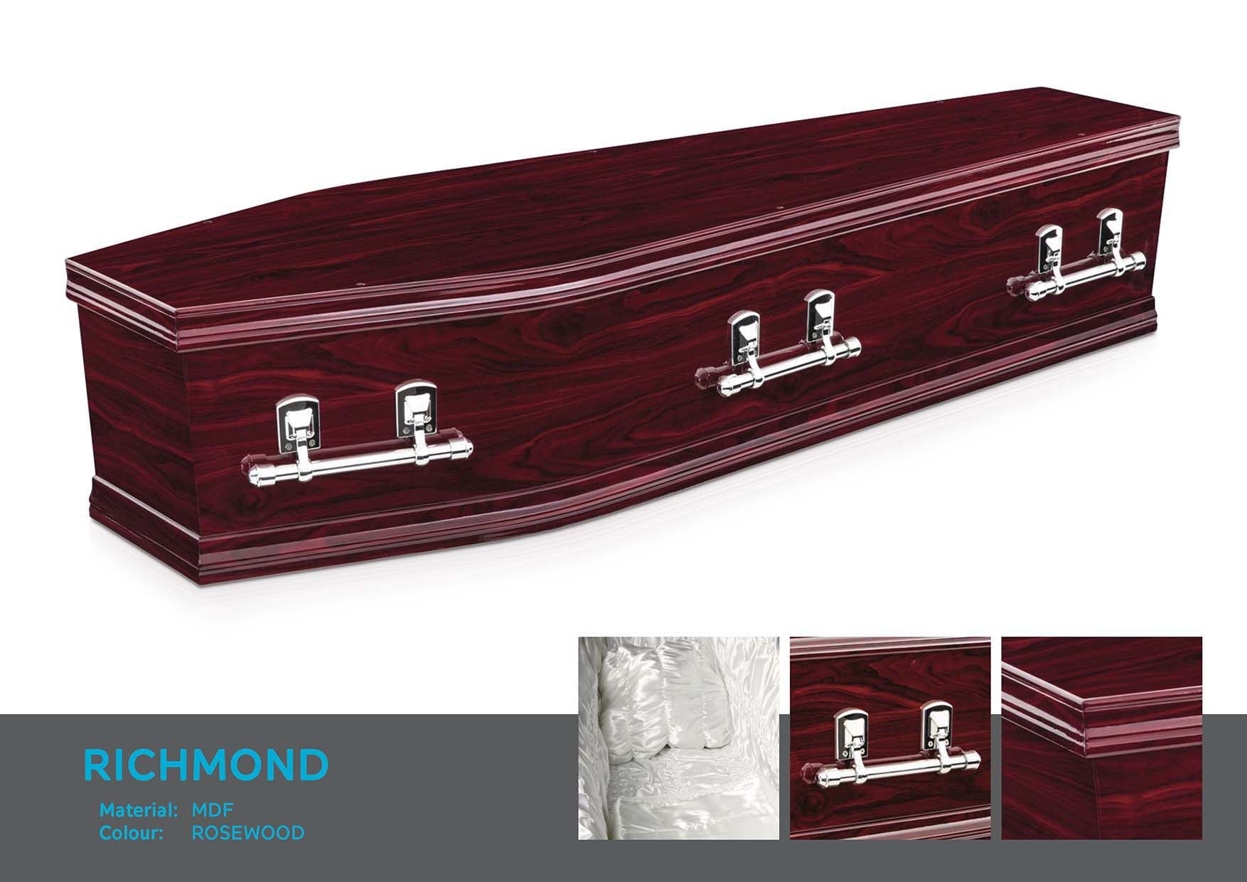 coffin dark brown
