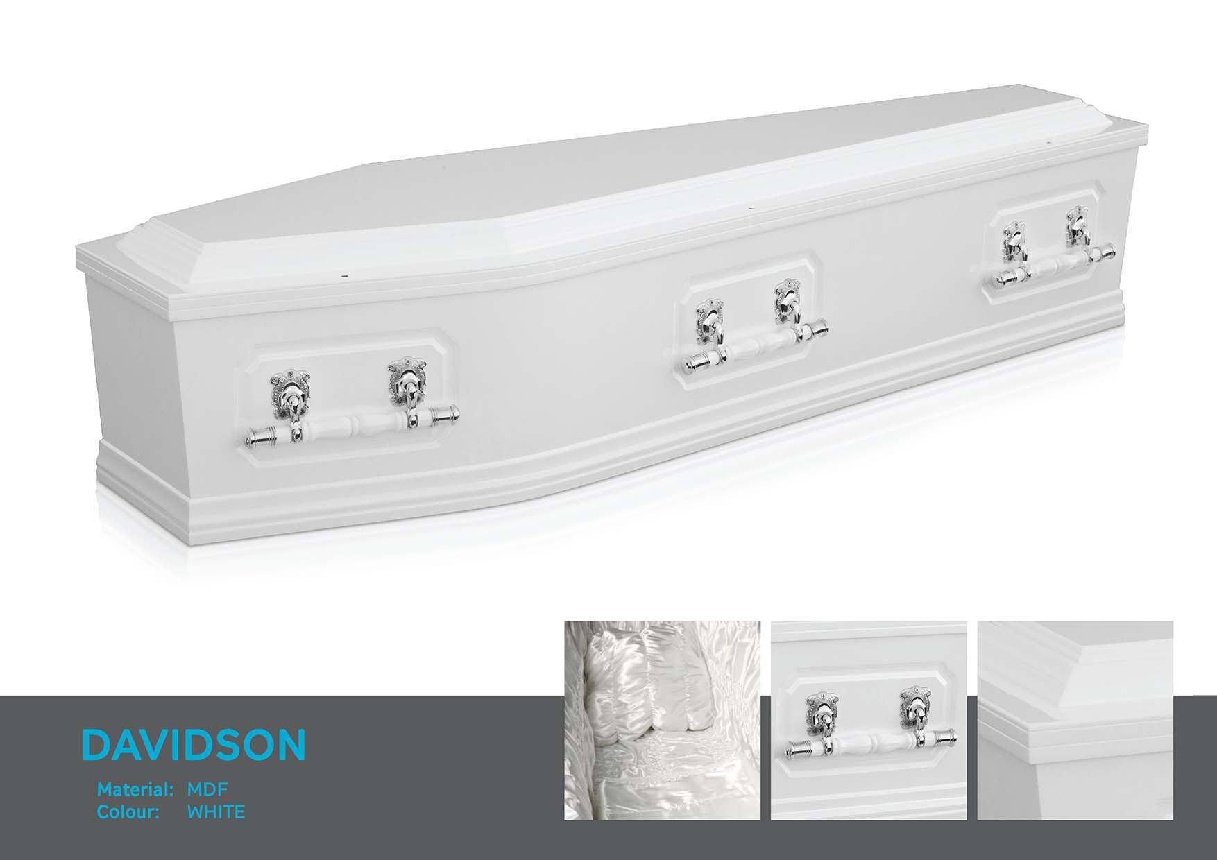 davidson white coffin