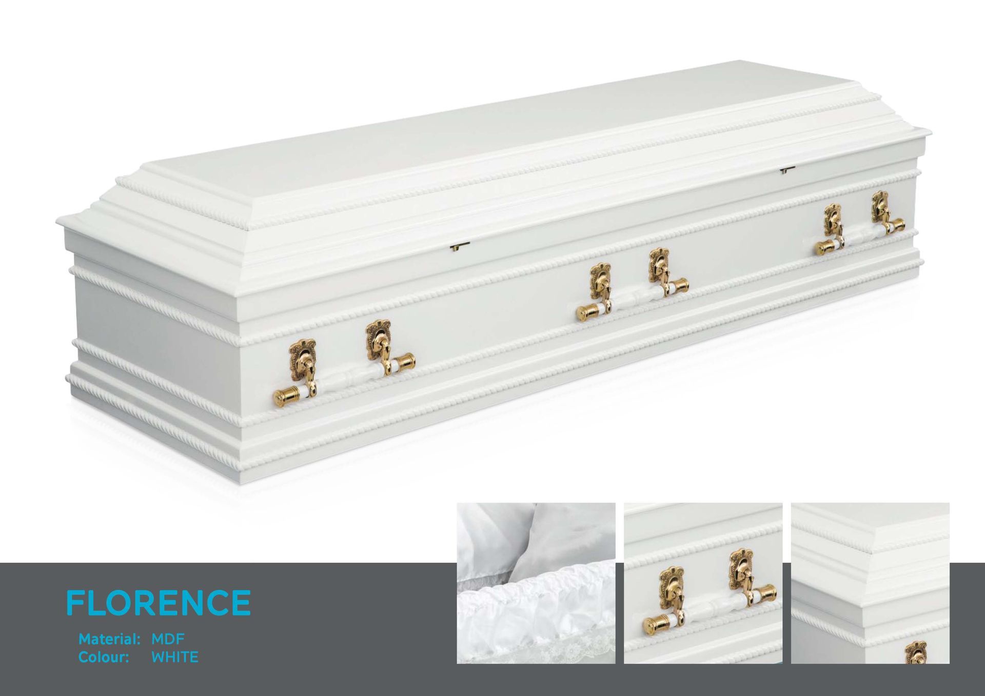 florence white coffin