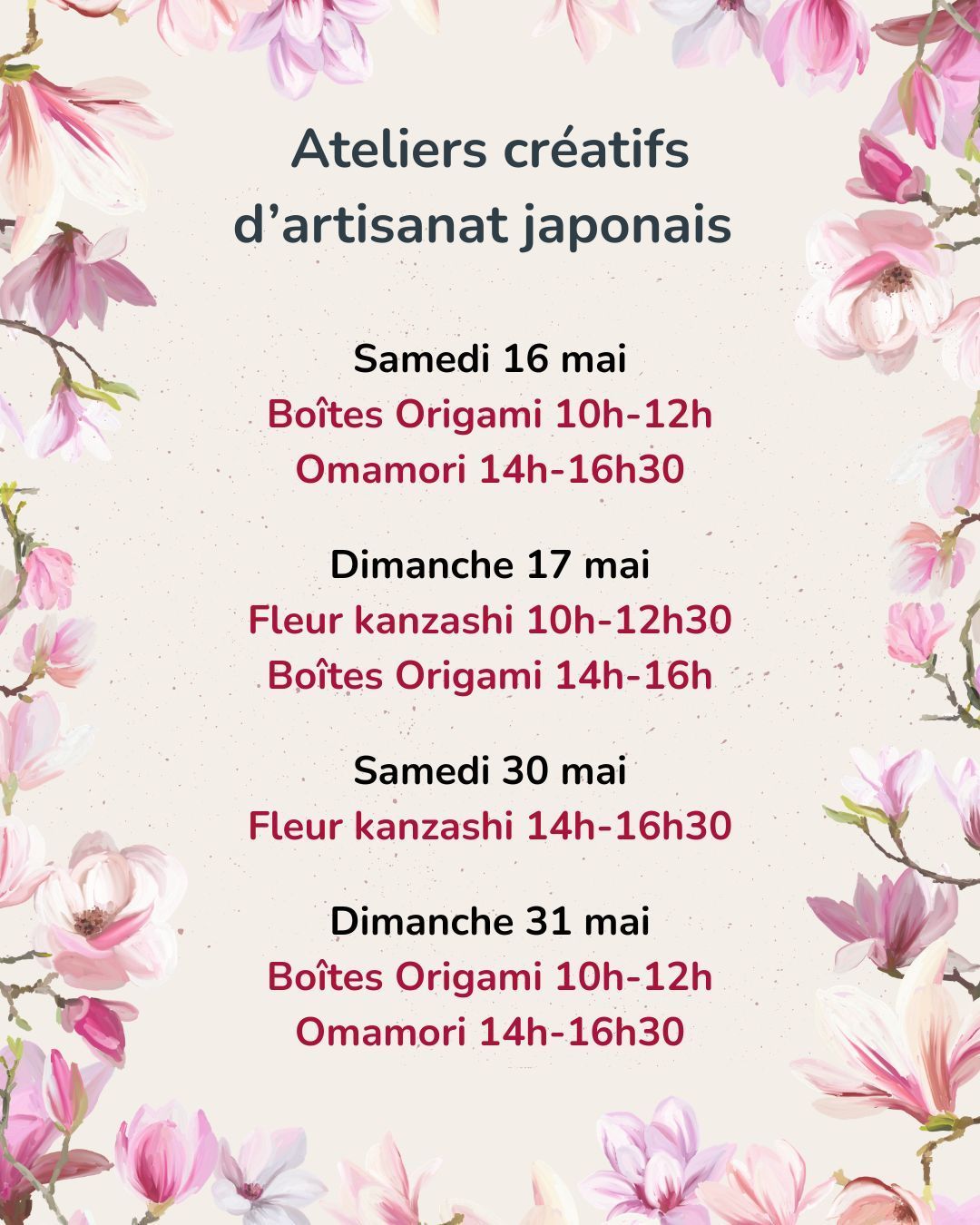 ateliers créatifs Dijon noël 2025