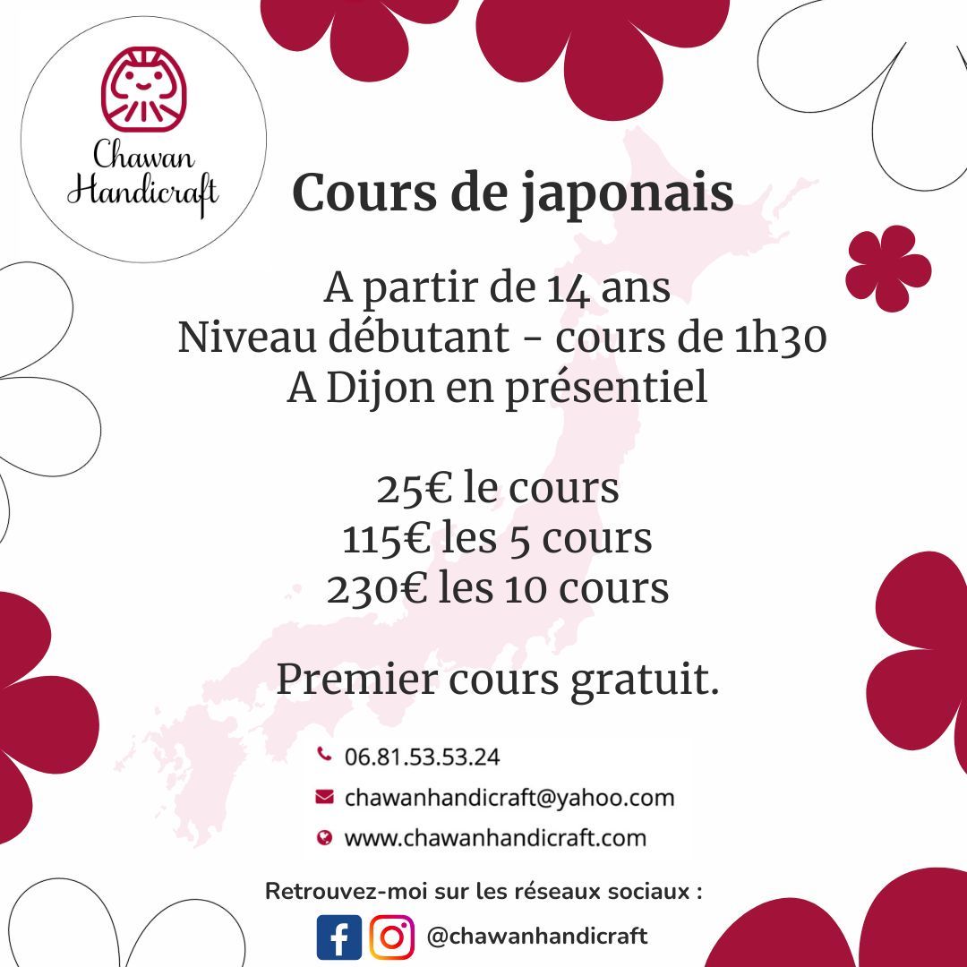 Cours de japonais à Dijon