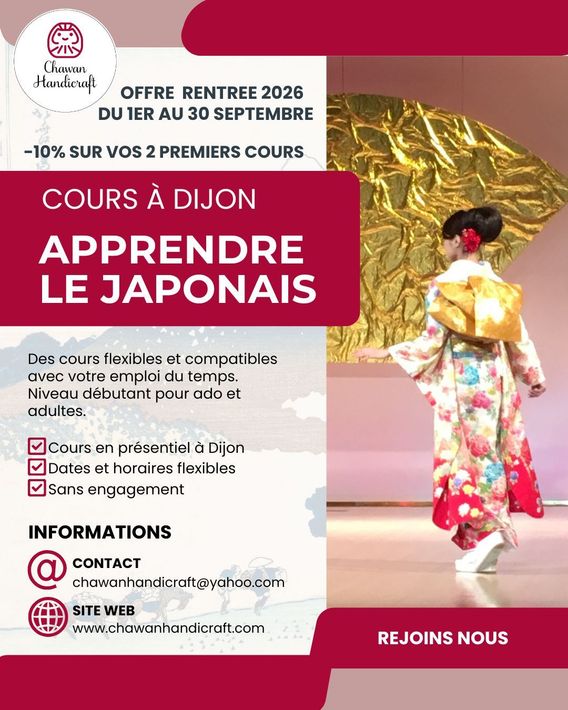 cours de japonais à Dijon