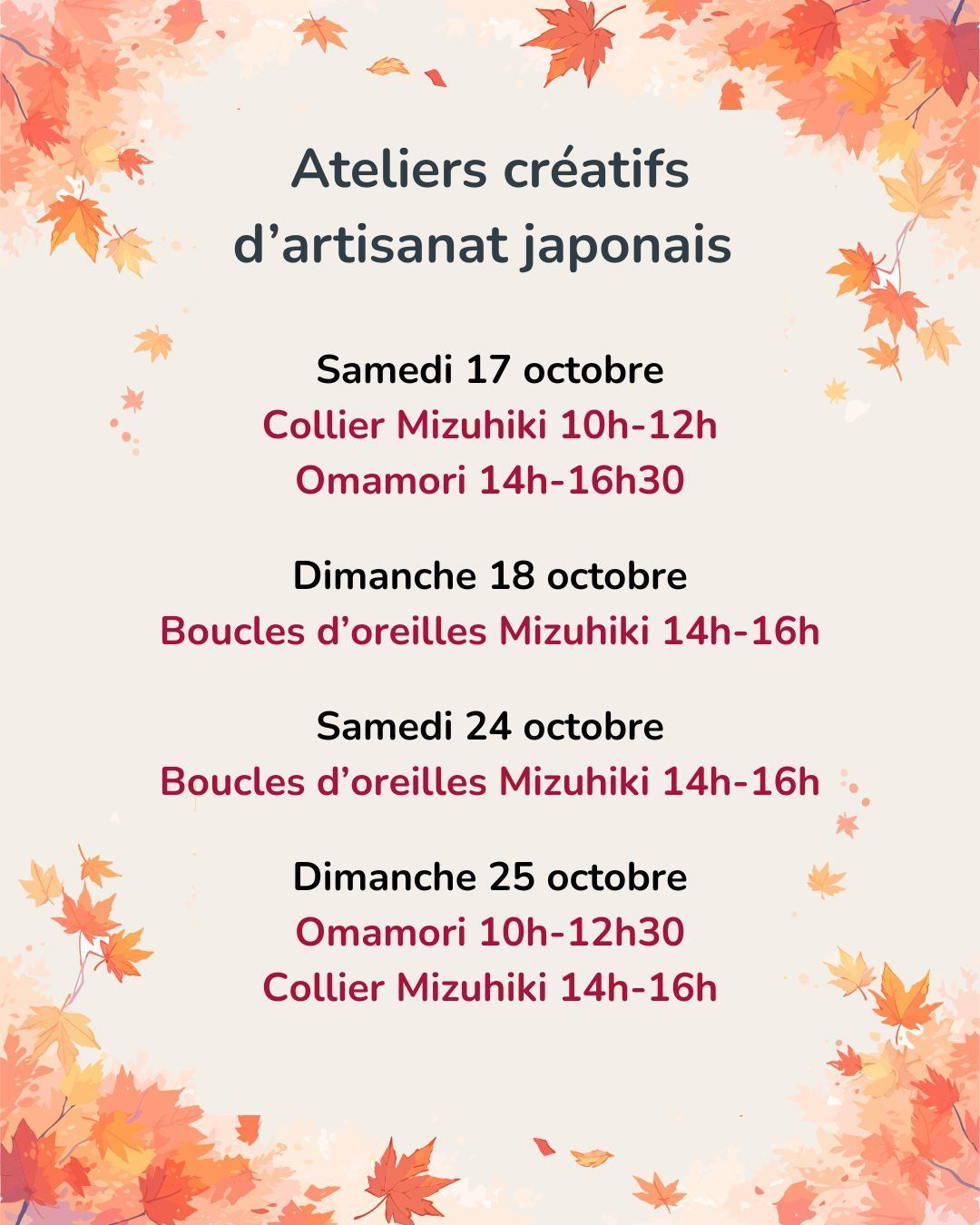 ateliers créatifs Dijon noël 2025