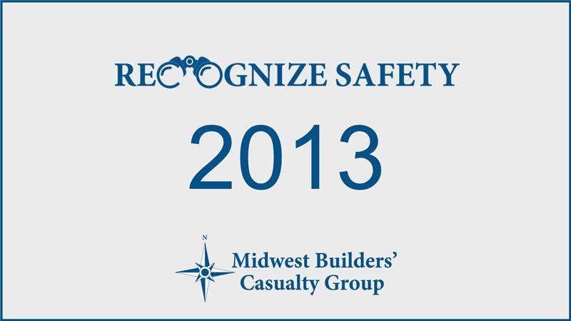 2013 – Loss-Free Award — Atlantic, IA — Camblin Mechanical Inc