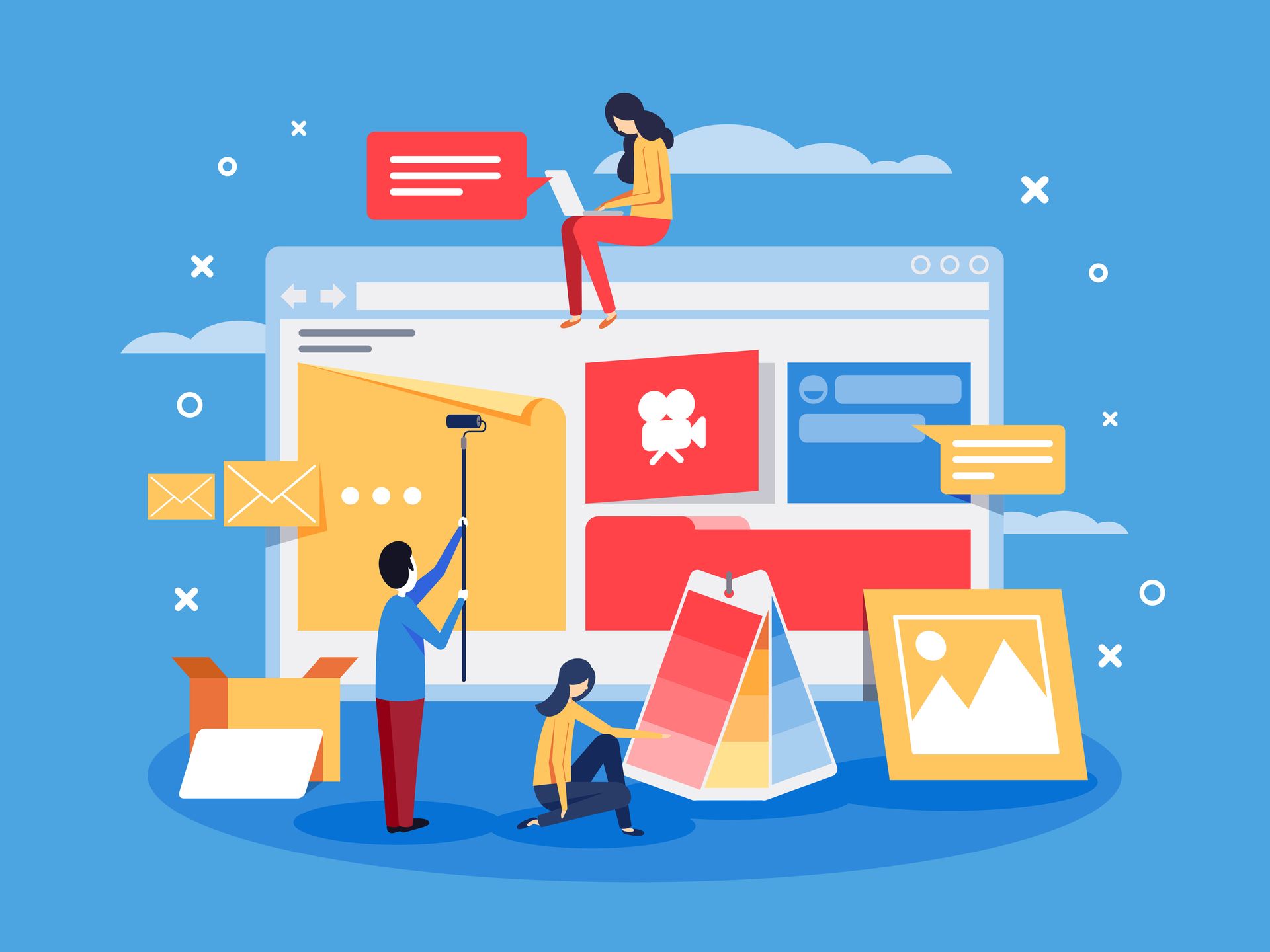 Dumpster rental website creation services