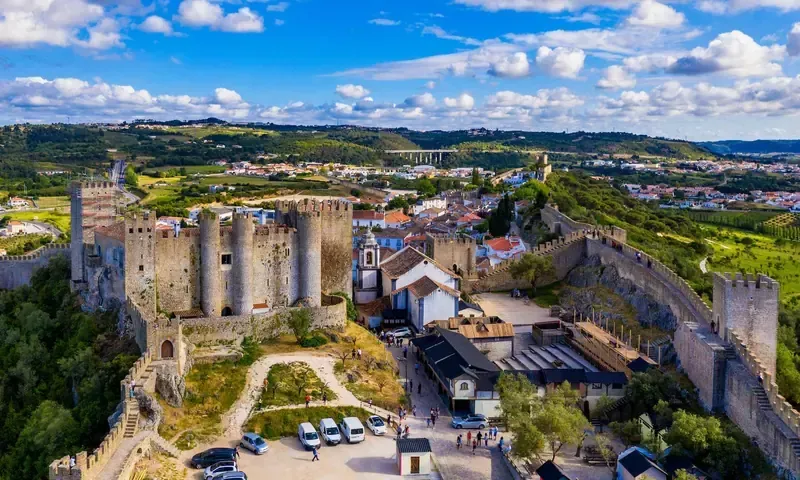 The walled town of Óbidos