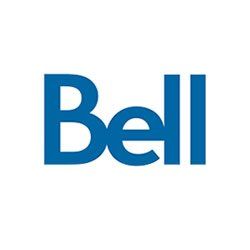 A blue bell logo on a white background.