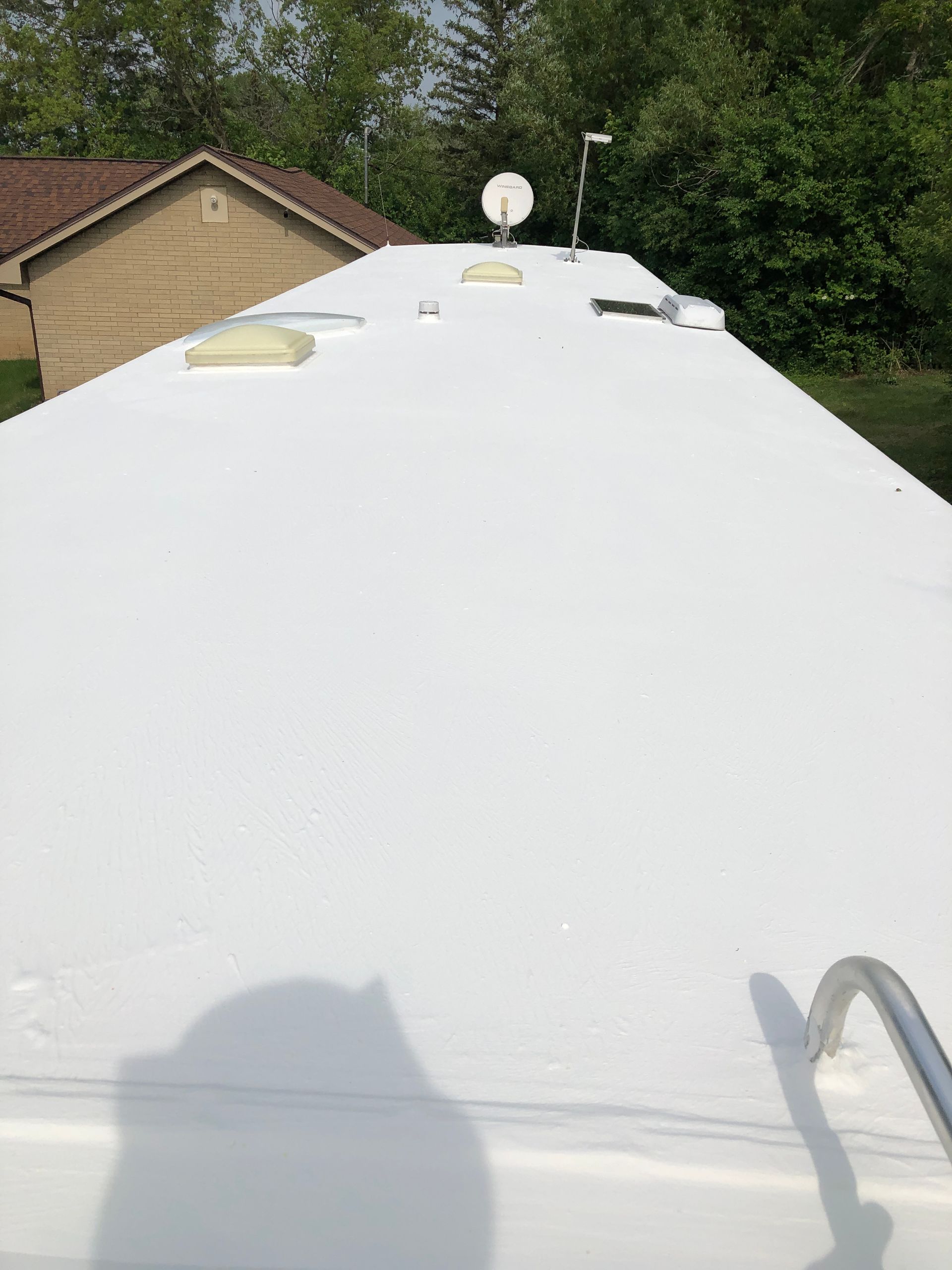 An RV Roof done by RV Roofing Solutions