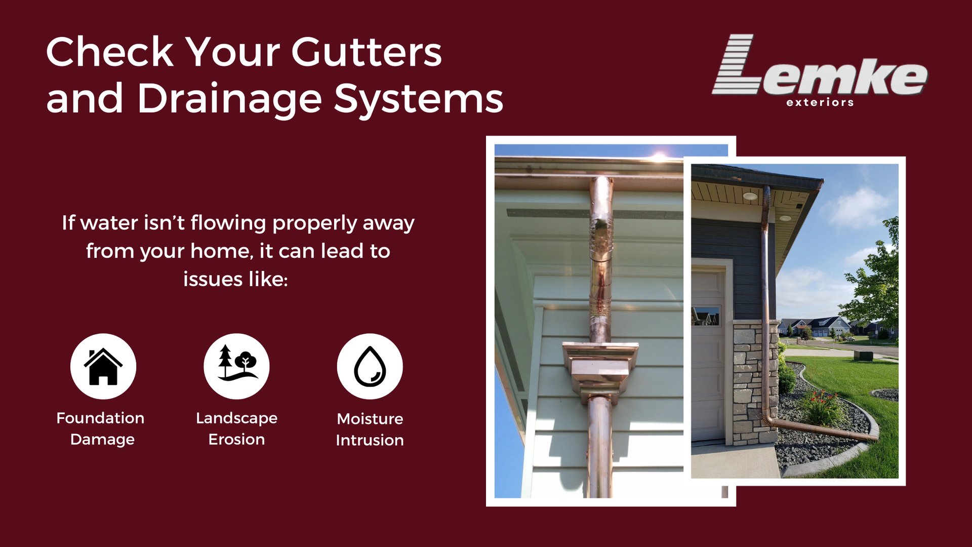 Gutters, and Downspouts