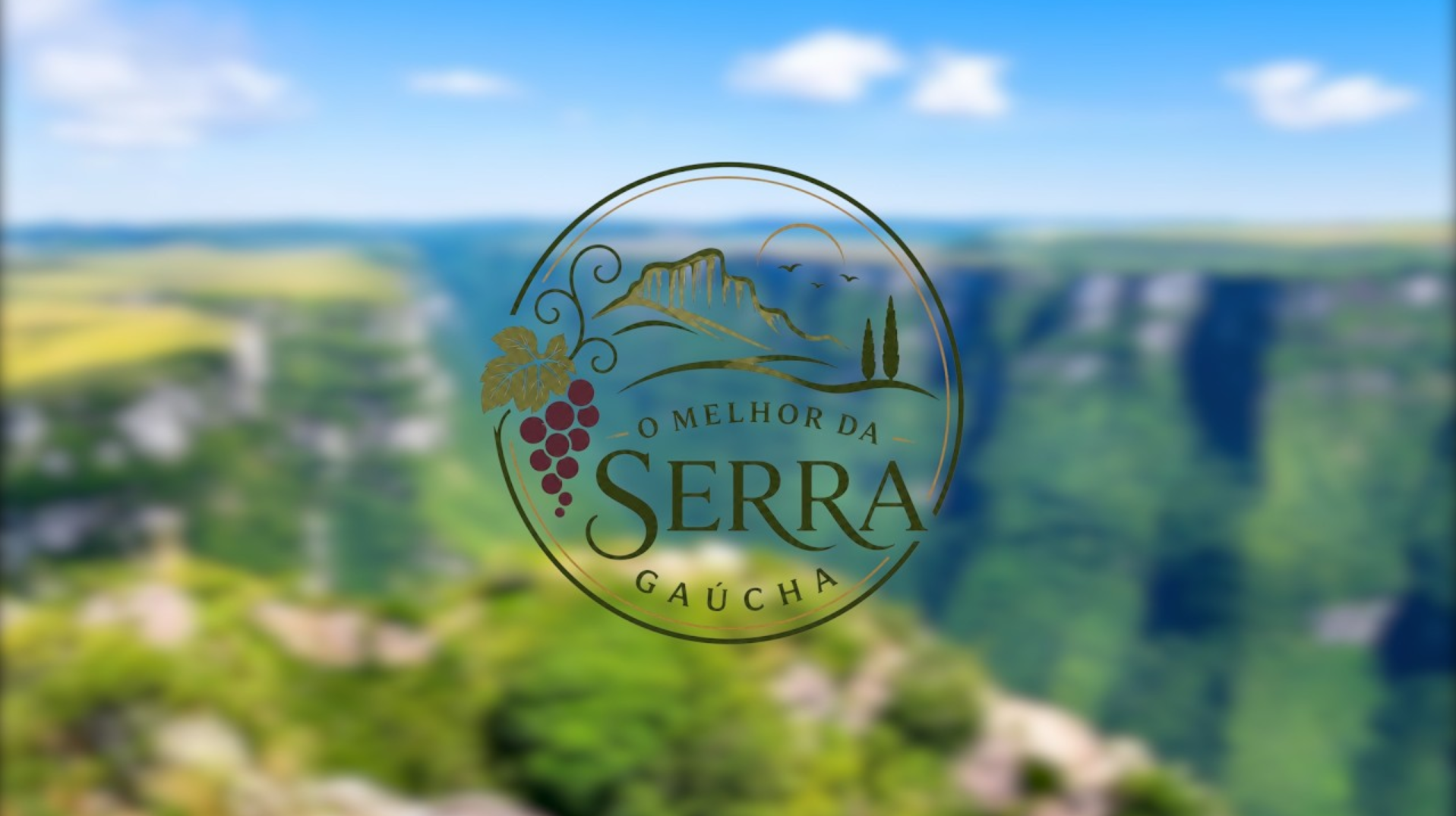 Logotipo o melhor da serra gaúcha 