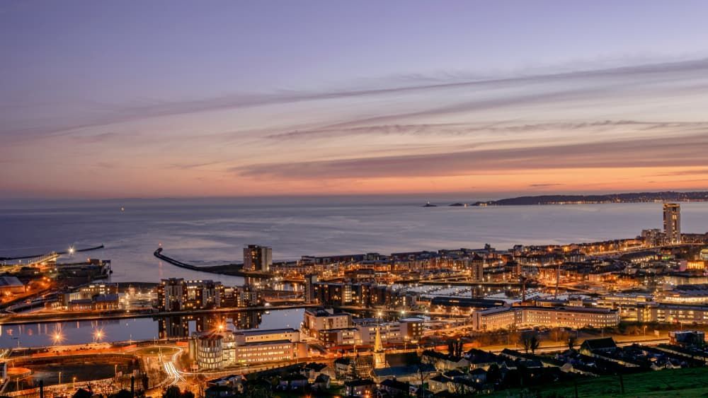 City With Lights At Night — Pelican Glass in Swansea, NSW