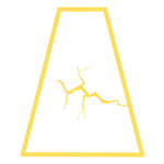 Cracked walkway icon